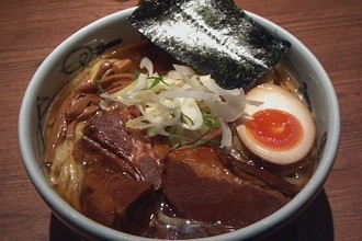 Picture of tonkotsu ramen which is a specialty dish in the Kyushu region